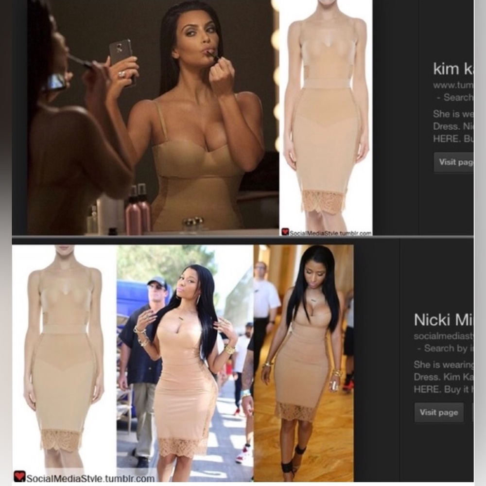 Famous LA PERLA shape allure dress! Sold out in nude.